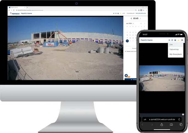 EdilTV+ mostra le riprese di una webcam da cantiere